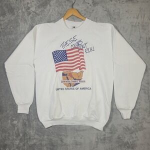 Vintage Desert Storm Sweatshirt Mens XL Colors Don't Run 90's Made In USA